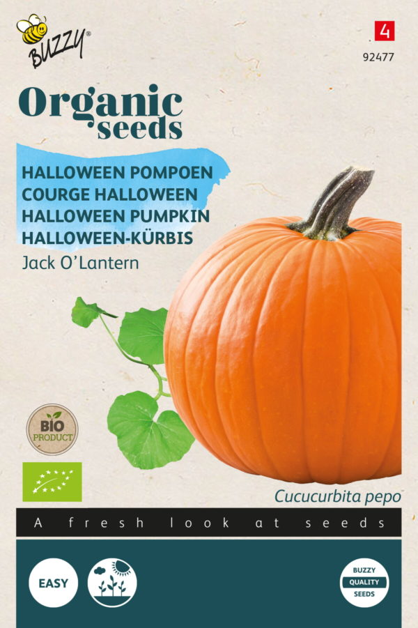 Buzzy® Organic Pompoen Jack O’Lantern (BIO)