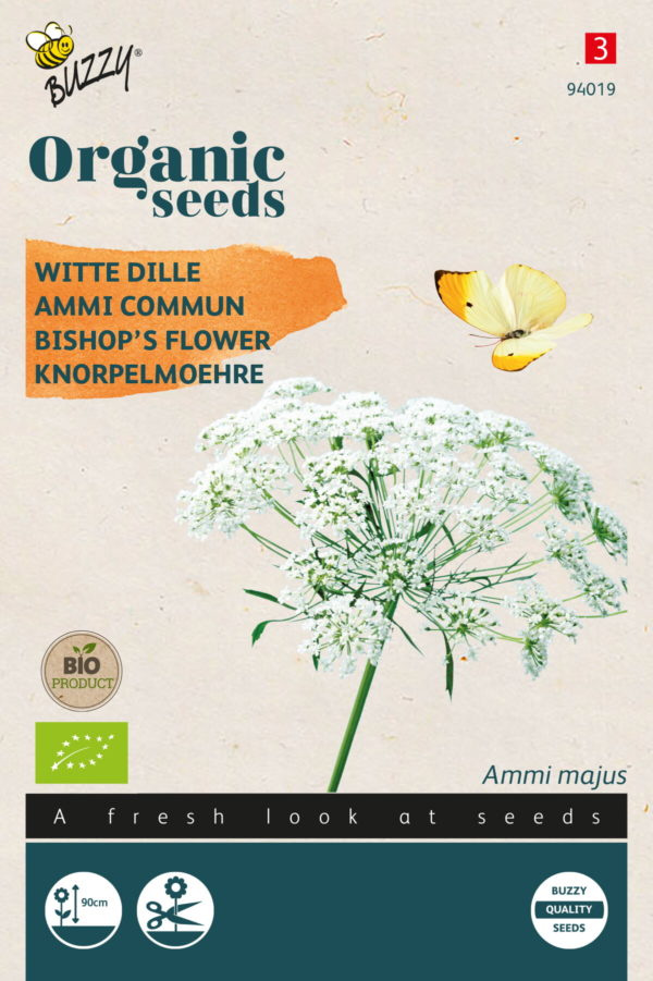 Buzzy® Organic Ammi Majus, Witte Dille (BIO)